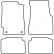 Car mats suitable for Honda Civic 3 doors 1991-1996, Thumbnail 2