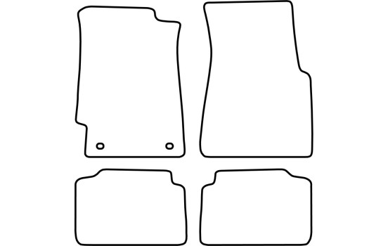 Car mats suitable for Honda Civic sedan 1991-1996, Image 2