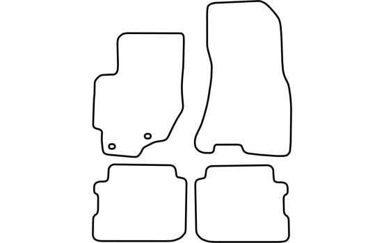 Car mats suitable for Honda CR-V 1997-2002, Image 2
