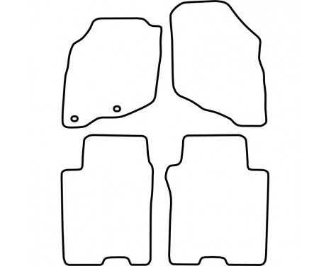 Car mats suitable for Honda Jazz 2002-2008, Image 2