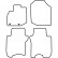 Car mats suitable for Honda Jazz 2008-2011, Thumbnail 2