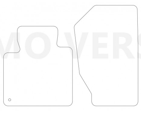 Car mats suitable for Honda S2000 1999-2009 - 2-piece, Image 2