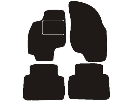 Car mats suitable for Hyundai Coupe 2000 - 2002