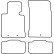 Car mats suitable for Hyundai Genesis Coupe 2011-