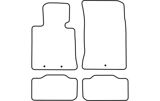 Car mats suitable for Hyundai Genesis Coupe 2011-