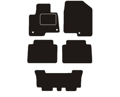 Car mats suitable for Hyundai Grand Santa Fe 7 persons 2014 -