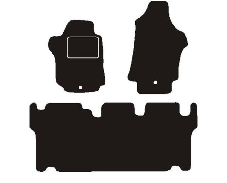 Car mats suitable for Hyundai H1 5 persons 2007 -