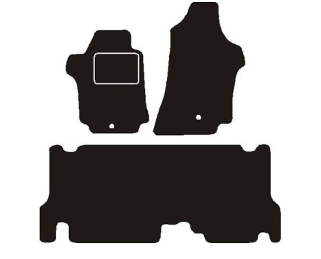 Car mats suitable for Hyundai H1 6 persons 2007 -