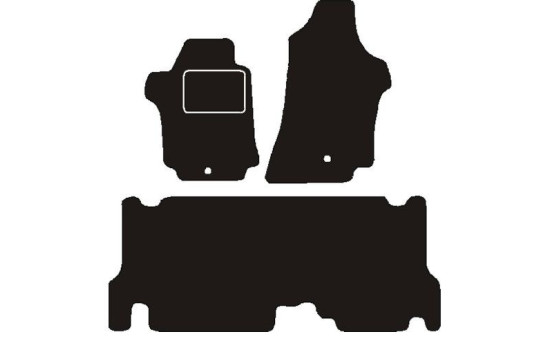Car mats suitable for Hyundai H1 6 persons 2007 -