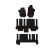 Car mats suitable for Hyundai H1 8 persons 2007 -