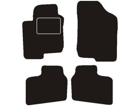 Car mats suitable for Hyundai i30 2007 - 2012