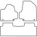 Car mats suitable for Hyundai Ioniq 5 (NE) 2020- (with fixed center console), Thumbnail 2