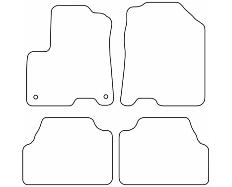 Car mats suitable for Hyundai Kona EV 4 / 2018-, Image 2