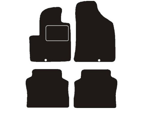 Car mats suitable for Hyundai Santa Fe 2008 - 2010