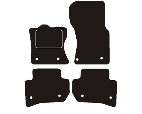 Car mats suitable for Jaguar F-Pace plug-in hybrid facelift 2021 -