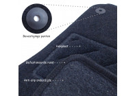 Car mats suitable for Jaguar XJ X330 1996- LWB 4-piece