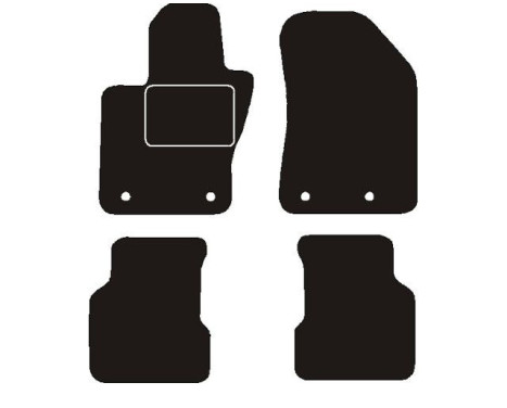 Car mats suitable for Jeep Compass MP 2017 -