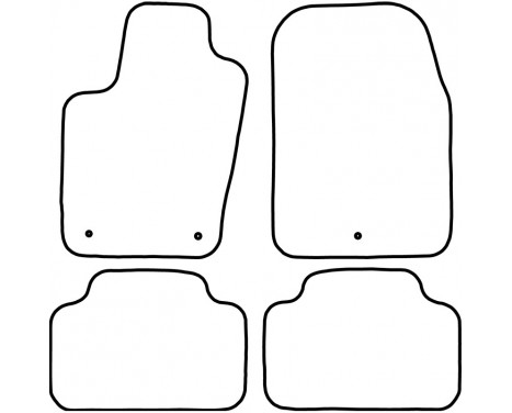 Car mats suitable for Jeep Grand Cherokee 2011-2014