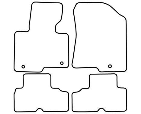 Car mats suitable for Kia Carens 2013- (5-Persons)