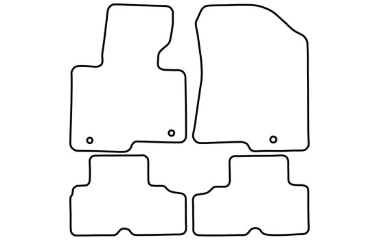 Car mats suitable for Kia Carens 2013- (5-Persons)