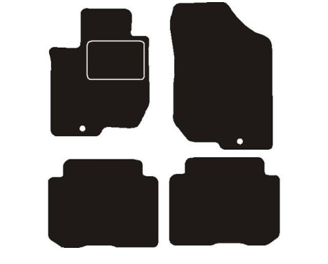 Car mats suitable for Kia Carens 5 persons 2006 - 2013