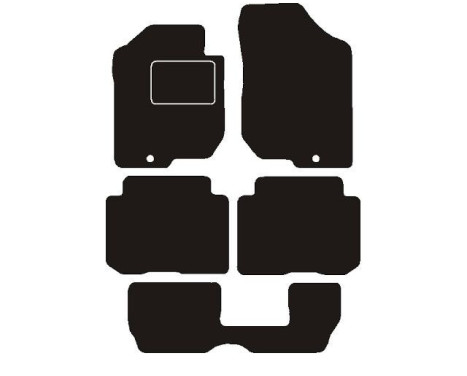 Car mats suitable for Kia Carens 7 persons 2006 -