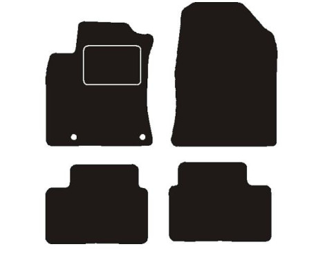 Car mats suitable for Kia Cee'd automatic 2018 -
