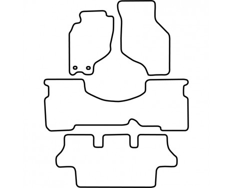 Car mats suitable for Kia Joice 1999-2003, Image 3