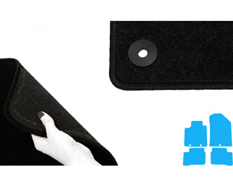 Car mats suitable for Kia Picanto 2011- 4-piece, Image 5