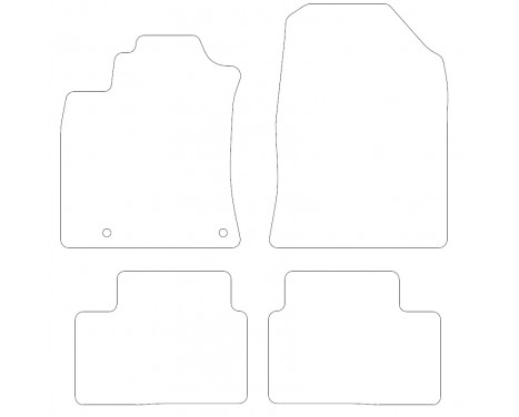 Car mats suitable for Kia Proceed 2019- 4-piece, Image 2