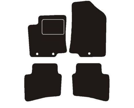 Car mats suitable for Kia Rio 2015 - 2017
