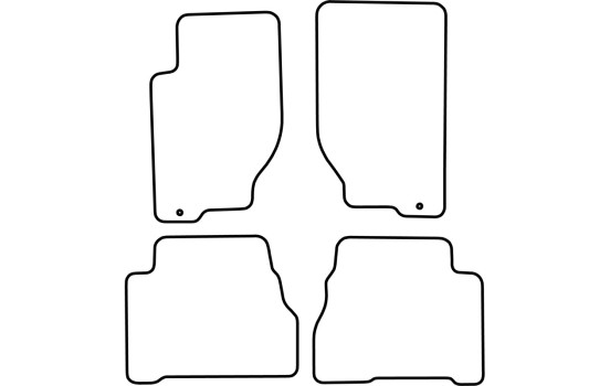 Car mats suitable for Kia Sorento 2002-2006 (4-piece), Image 2