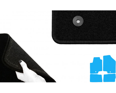 Car mats suitable for Kia Soul 2008-2013 4-piece, Image 4