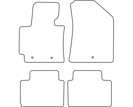 Car mats suitable for Kia Soul II 2014-2019, Image 2