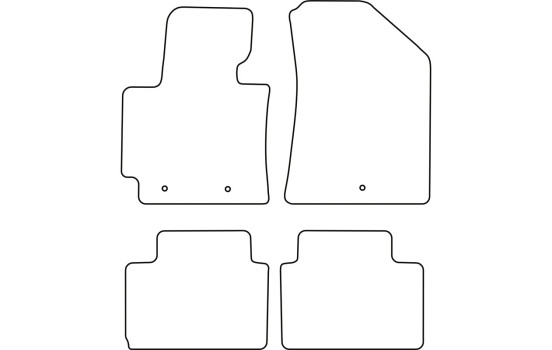 Car mats suitable for Kia Soul II 2014-2019, Image 2