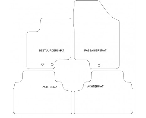 Car mats suitable for Kia Venga 2010- 4-piece, Image 5