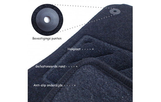 Car mats suitable for Lexus RX 4-piece