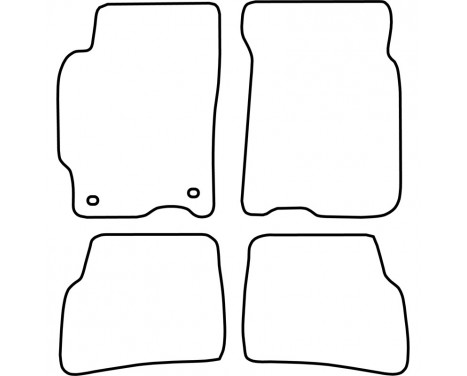 Car mats suitable for Mazda 626 1997-2002, Image 2