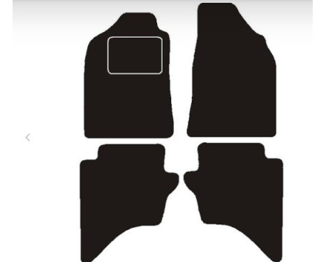 Car mats suitable for Mazda BT 50 XL double cabin 2007 ->