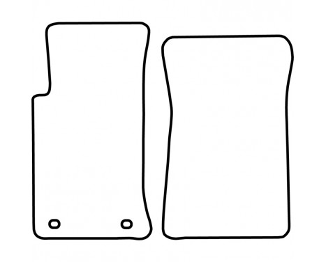 Car mats suitable for Mazda MX-5 1998-2005 2-piece, Image 3