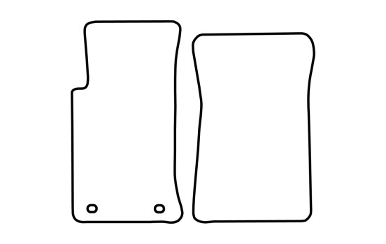 Car mats suitable for Mazda MX-5 1998-2005 2-piece, Image 3