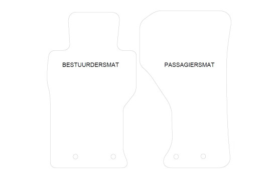 Car mats suitable for Mazda MX-5 2015- 2-piece, Image 2