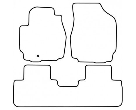 Car mats suitable for Mazda Tribute 3-piece, Image 2