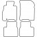 Car mats suitable for Mazda Xedos 6 1992-1999, Thumbnail 2