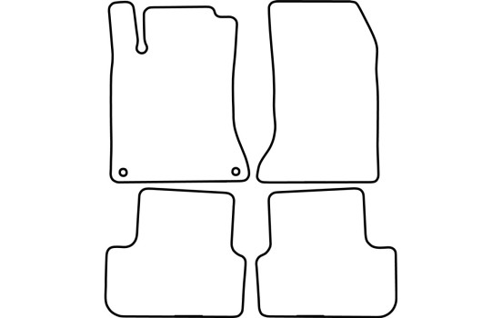 Car mats suitable for Mercedes A-Class W176 & B-Class W24, Image 3