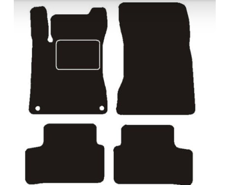 Car mats suitable for Mercedes a-class (w177) 2018->