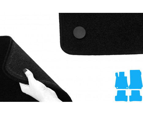 Car mats suitable for Mercedes-Benz C-Class W204 2007-2013, Image 4