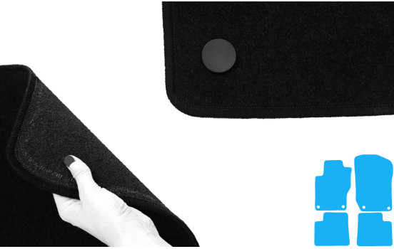 Car mats suitable for Mercedes-Benz E-Class W211 2005-2009, Image 4