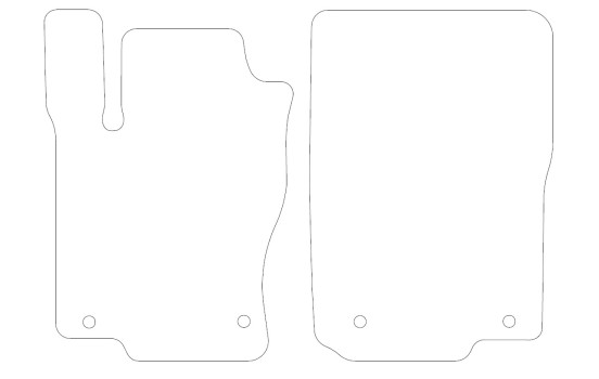 Car mats suitable for Mercedes-Benz GLS X166 2015- 2-piece, Image 2