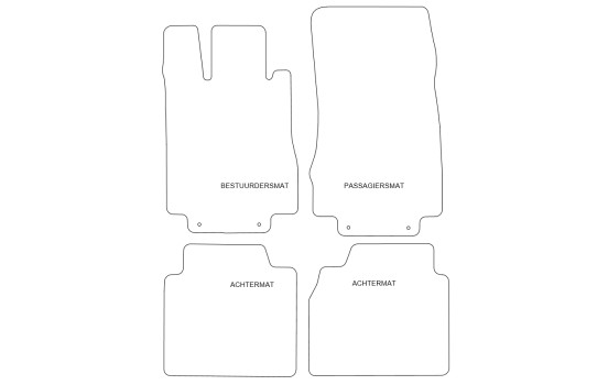 Car mats suitable for Mercedes-Benz SEL W220 1999-2005 4th, Image 2